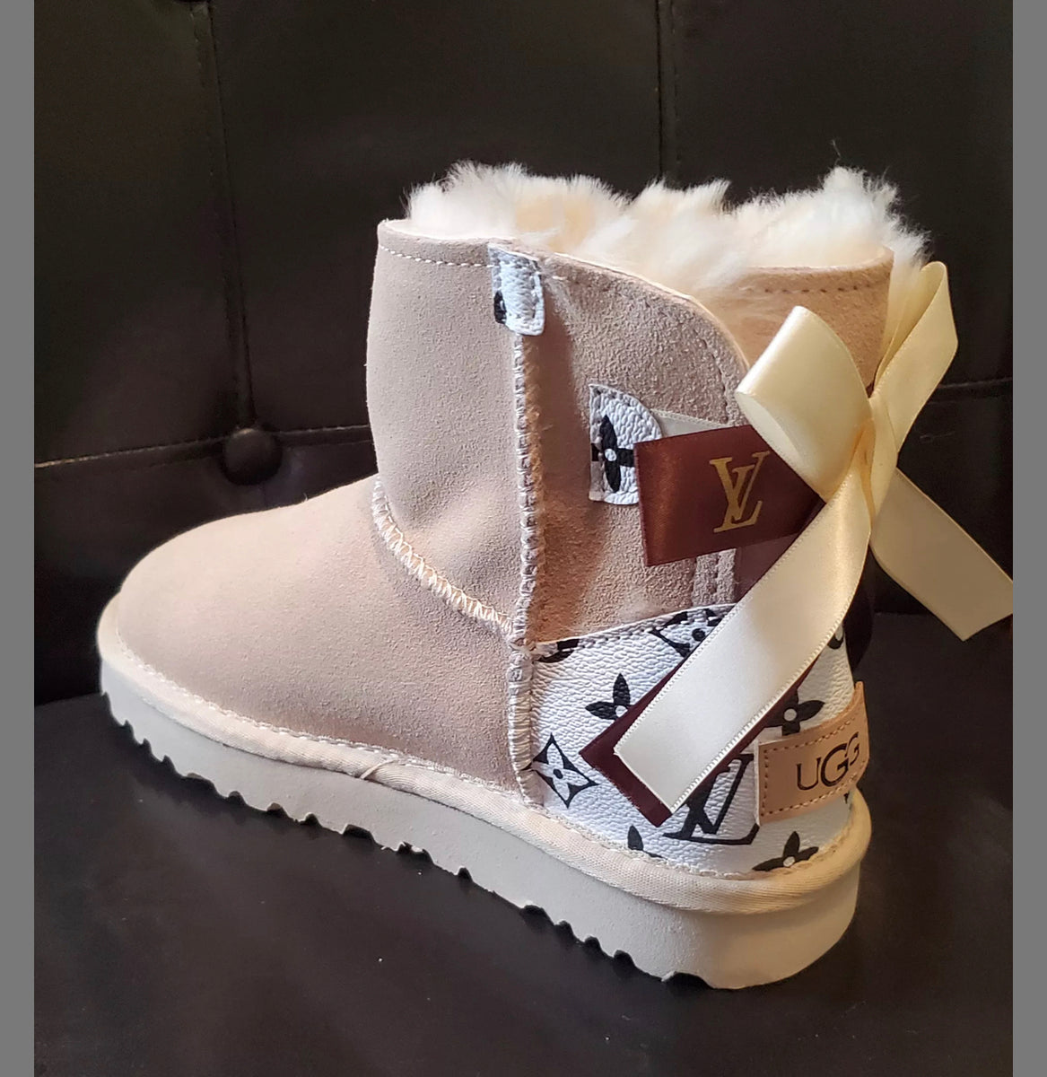 Pre-Order LV Designer Ugg Inspired Boots Brown – Kidz Slay Apparel