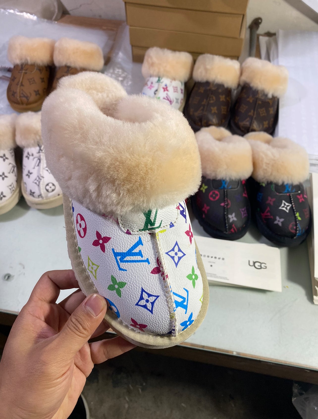 Pre-Order Fur Slippers Women