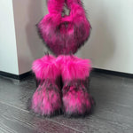 Pre order Fur purse and boots set