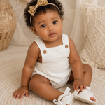 Baby Girl Sequins Headband and Bow Sandals Set