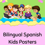 Bilingual English/Spanish Educational Posters for kids