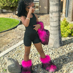 Pre order Fur purse and boots set