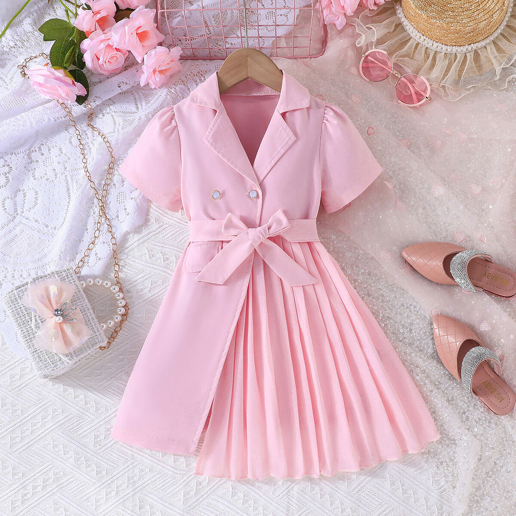 Pre order Ava Pink Chiffon Dress