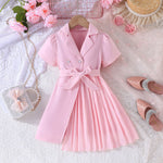 Pre order Ava Pink Chiffon Dress