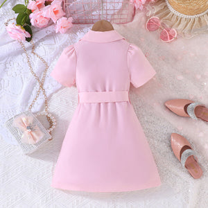 Pre order Ava Pink Chiffon Dress