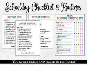 Kids Chore Chart Bundle
