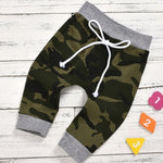 3-Piece Baby Boy Little Man Grey Onesie & Camo Pants & Hat Set