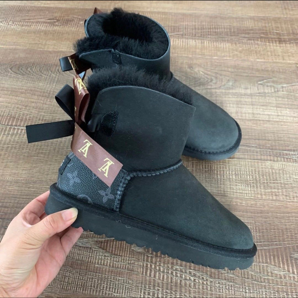 Pre-Order LV Designer Ugg Inspired Boots Brown – Kidz Slay Apparel