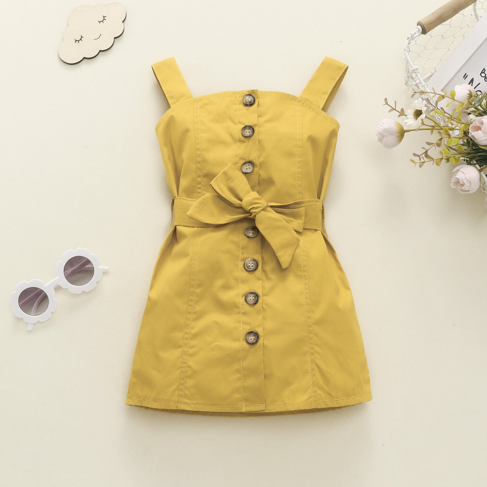 Lovely Bee Dress Yellow