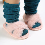 Baby Girl Faux Fur Indoor Slippers