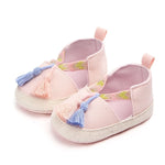 Baby Unisex Vintage Tassel Trim Shoes