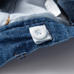 4-Piece British Style Toddler Boy Checked Short-sleeved Shirt With Bowtie & Denim Suspender Pants Set