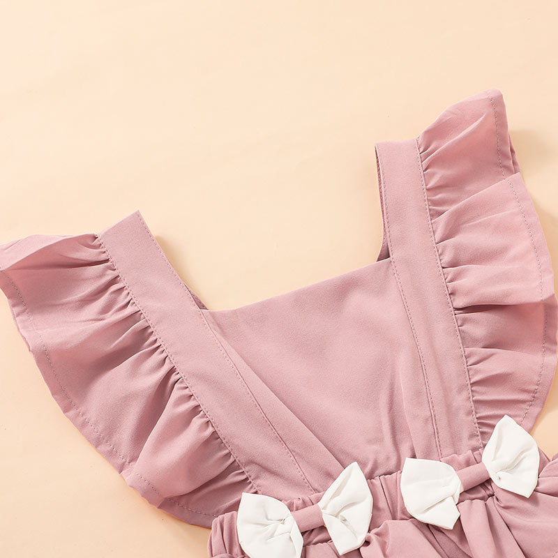 Baby Girl Bella Romper Set Pink