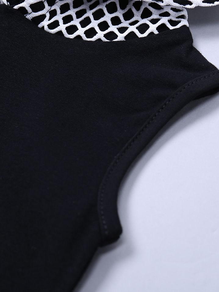 2-Piece Little Boy Black Tank Top & Matching Letters Print Pants