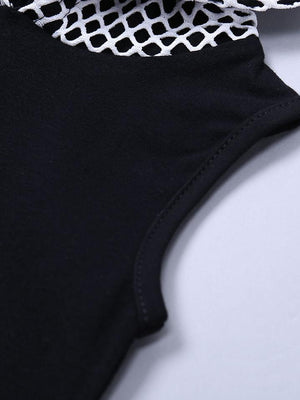 2-Piece Little Boy Black Tank Top & Matching Letters Print Pants