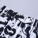 2-Piece Little Boy Black Tank Top & Matching Letters Print Pants