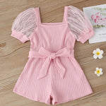 Pinky Polka Dot Romper